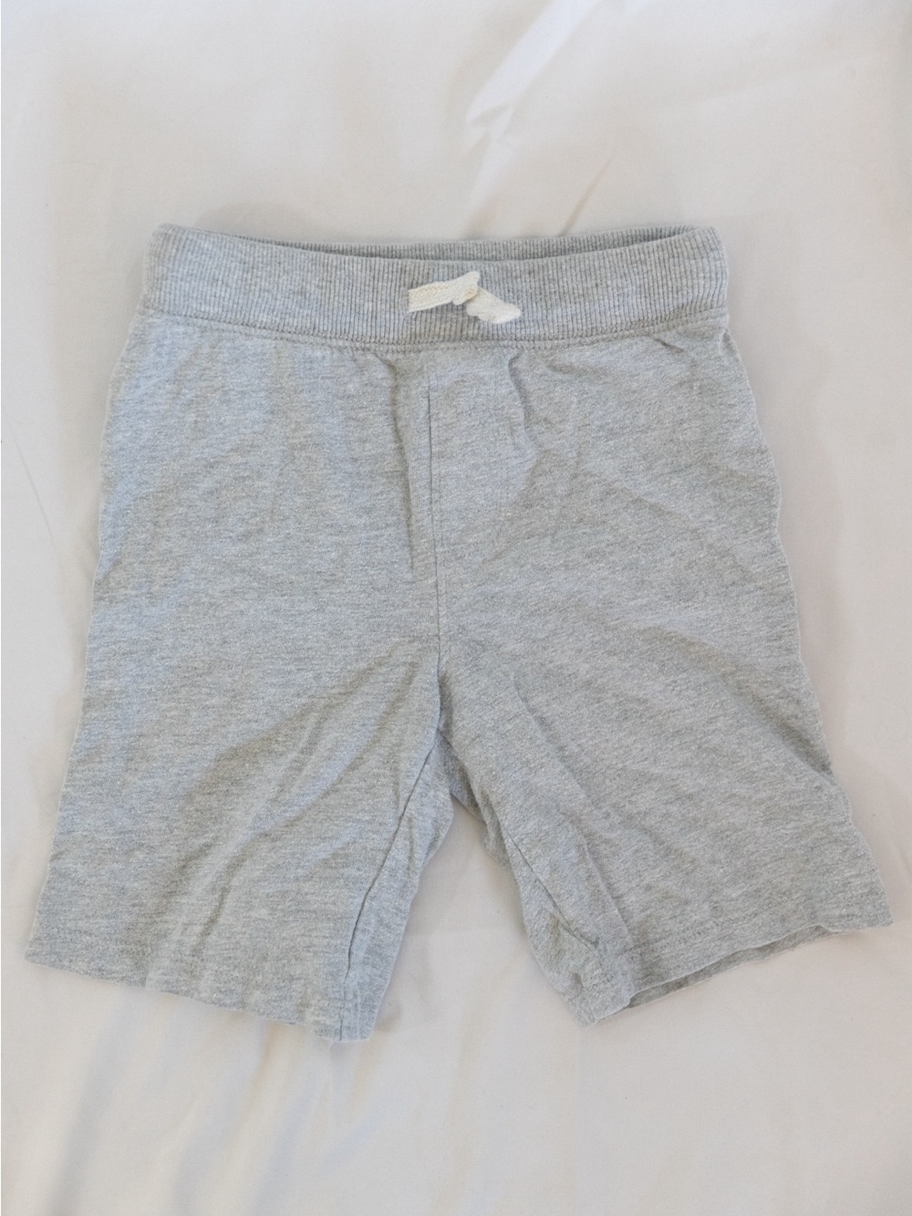 Kids Light Gray Knit Lounge Shorts